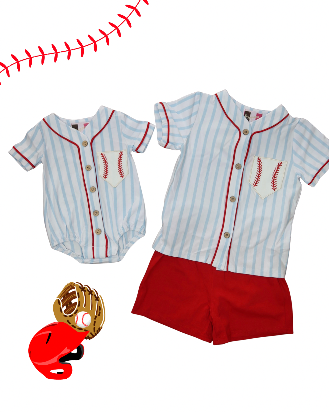 Hey Batter Batter Short Set