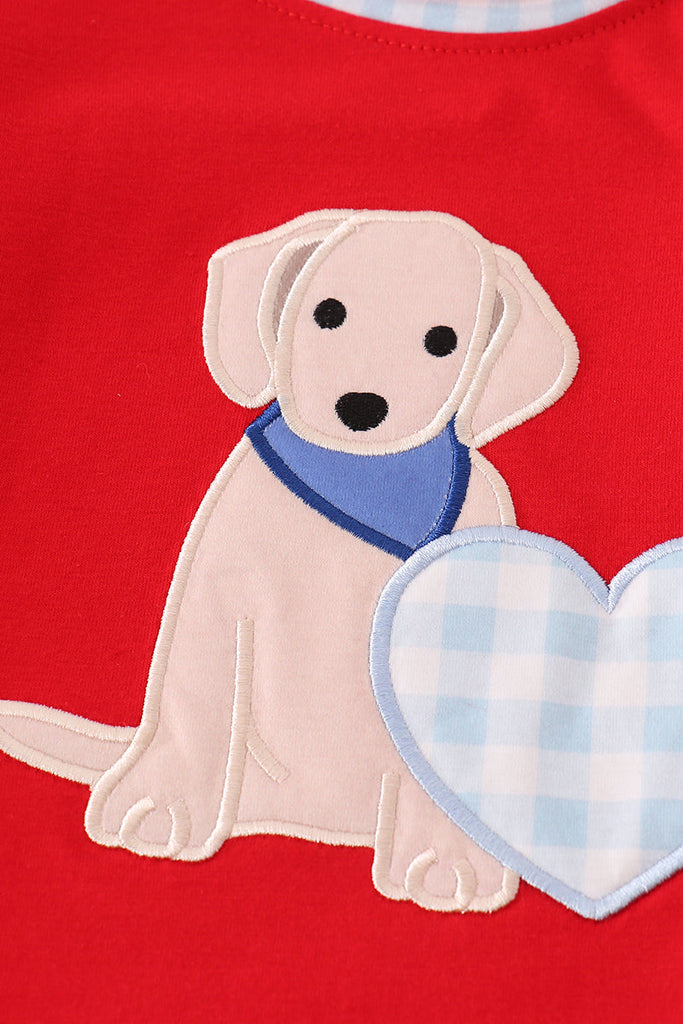 Love Puppy Boy Appliqué Set