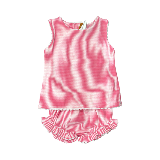 Millie Bloomer Set- Pink Stripe