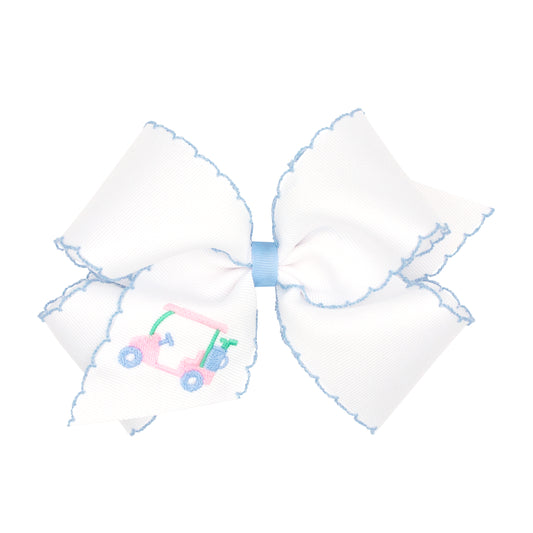 Golf Cart Moonstitch Bow