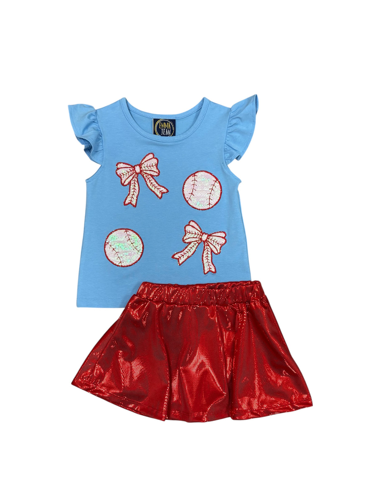 Baseball Queen Appliqué Sparkle A/S Shirt