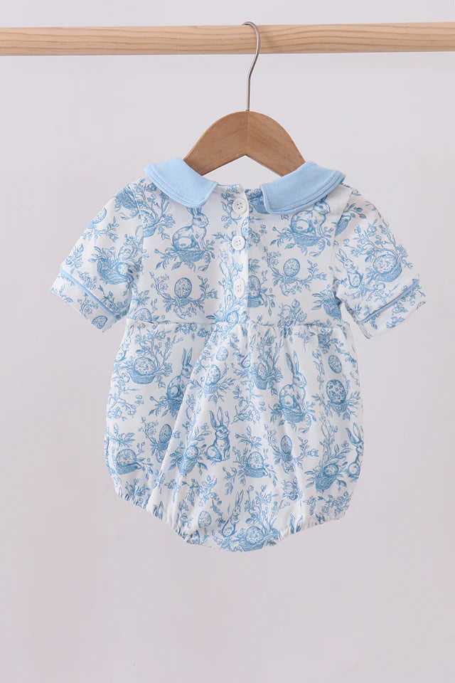 Ellie Blue Bunny Ruffle Bubble
