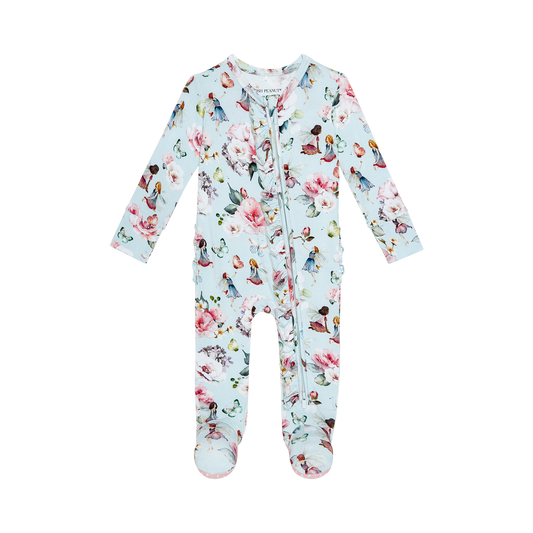 Melinda Ruffled Footie One Piece