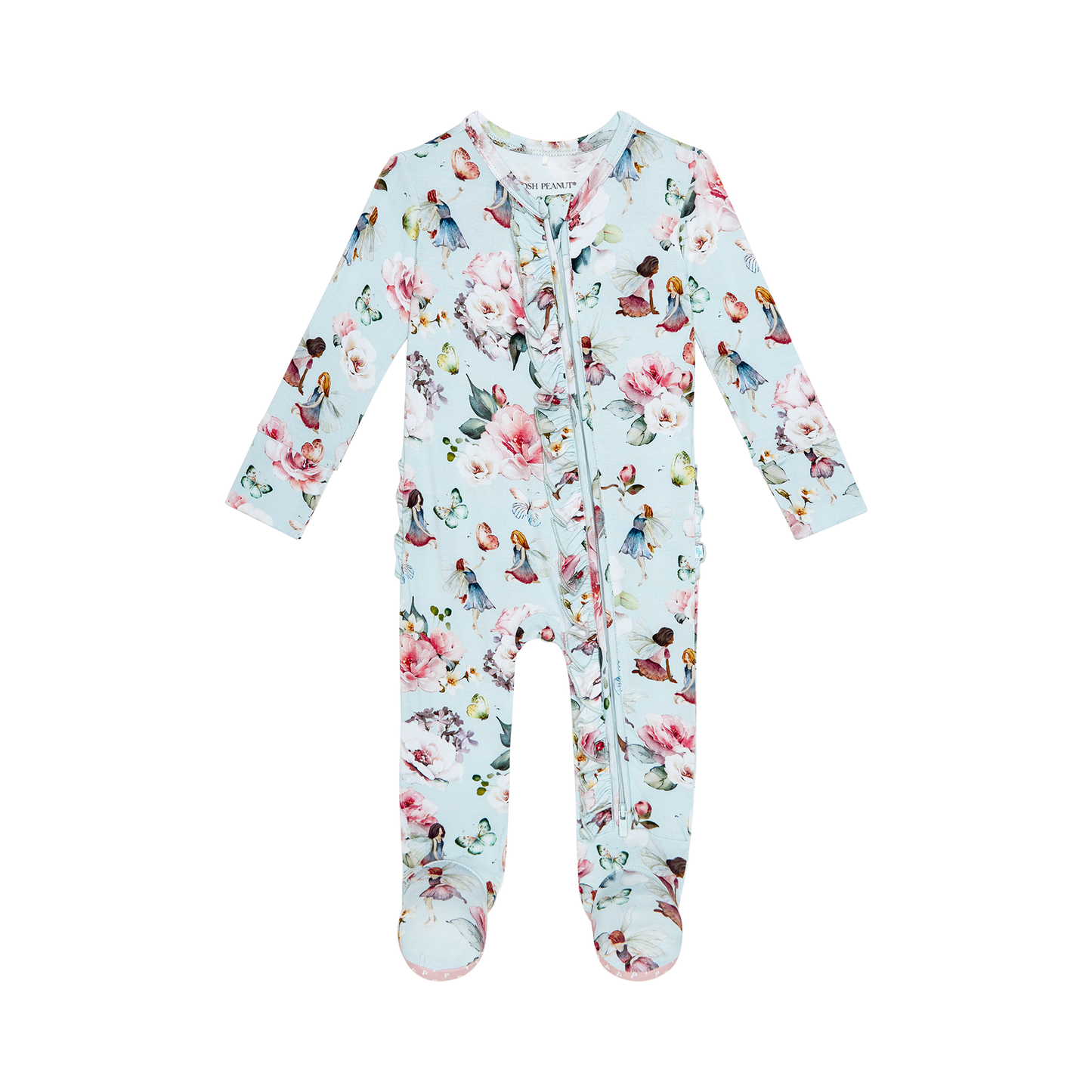 Melinda Ruffled Footie One Piece