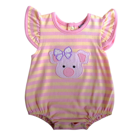 Sally the Pig Appliqué A/S Bubble