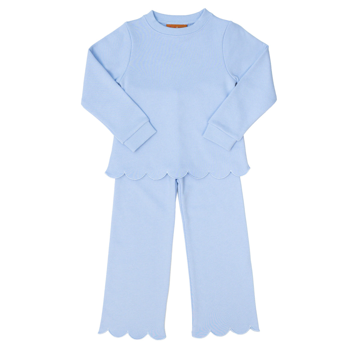Scottie Scalloped Set- Blue