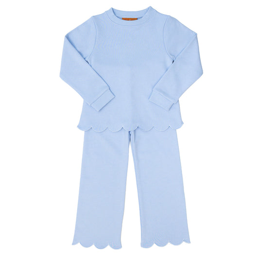 Scottie Scalloped Set- Blue
