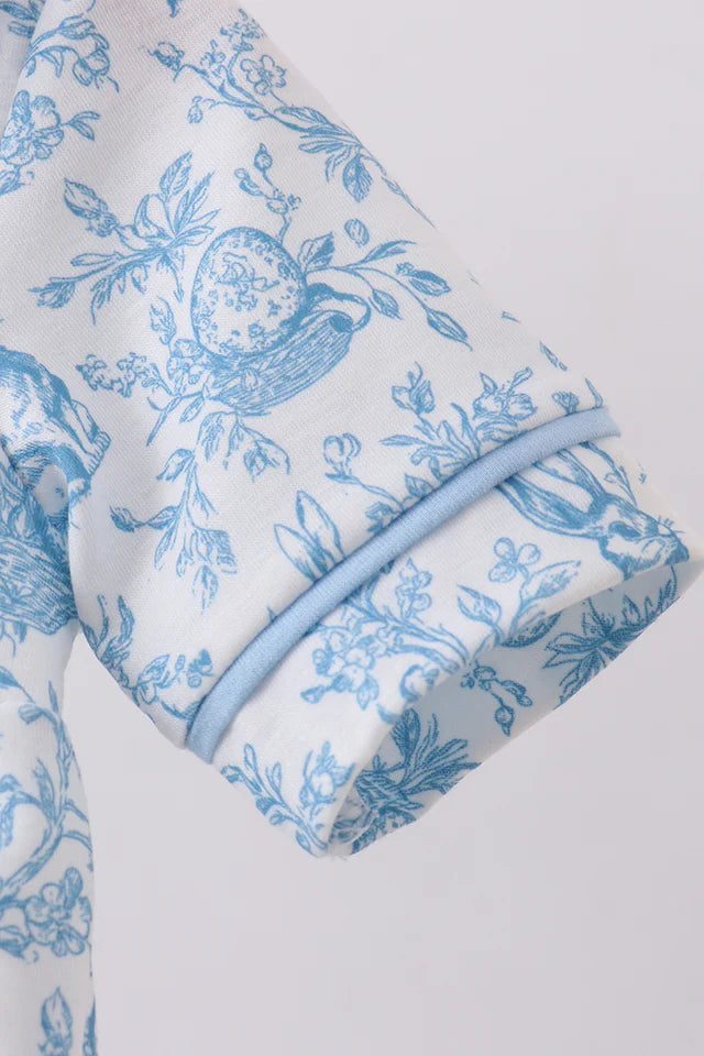 Ellie Blue Bunny Ruffle Bubble