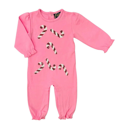 Candy Cane Girls Romper