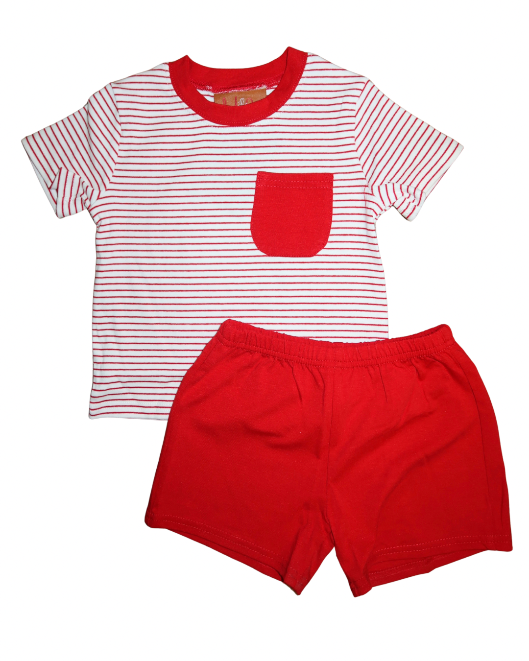Hudson Short Set- Red
