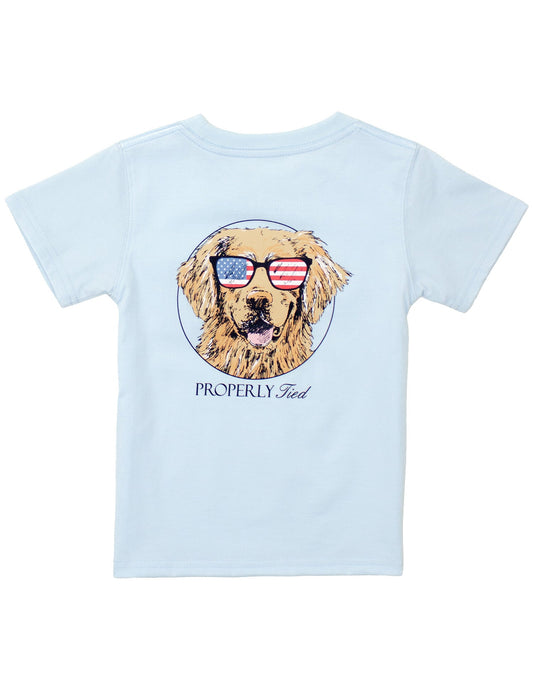Patriot Dog SS Periwinkle