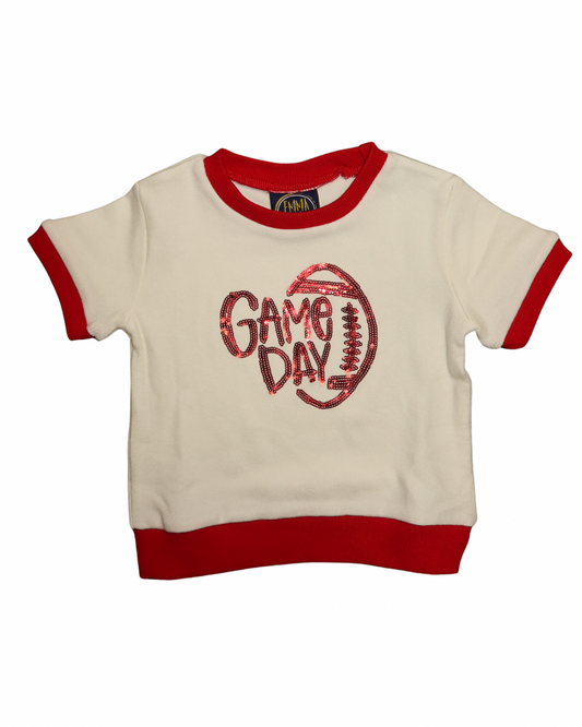 Game Day Sweater- Red & White