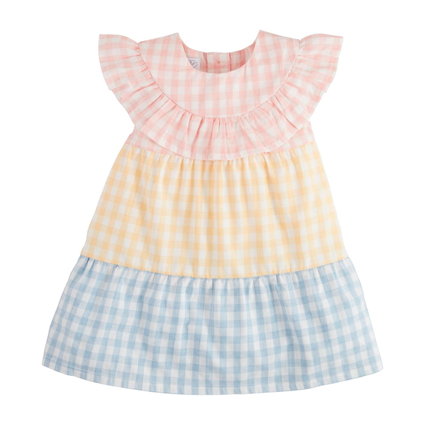 Mixed Gingham Dress