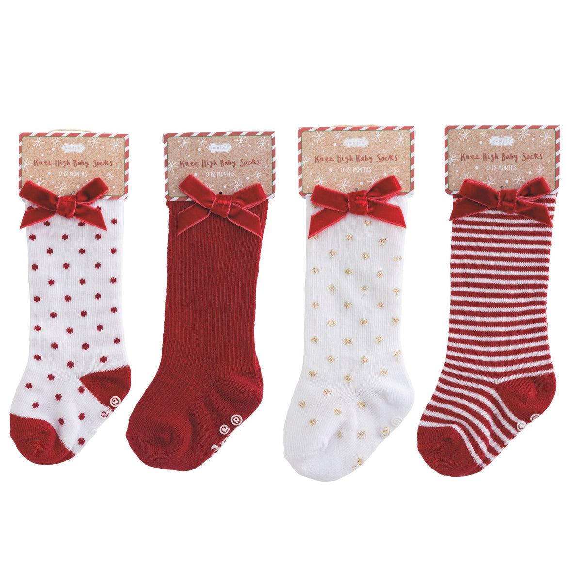 Knee High Bow Baby Socks