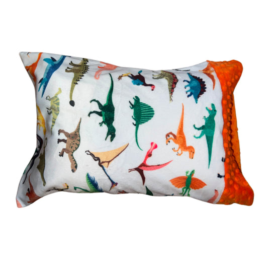 Dinosaur Minky Pillow