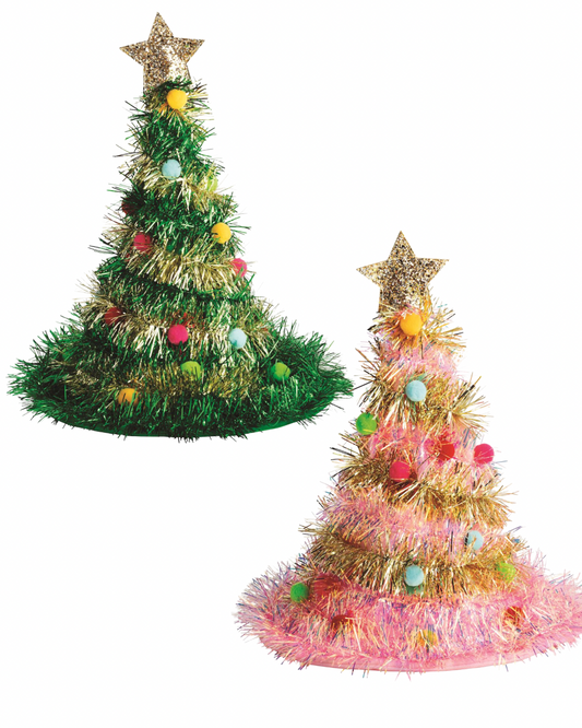 Singing Tinsel Tree Hat