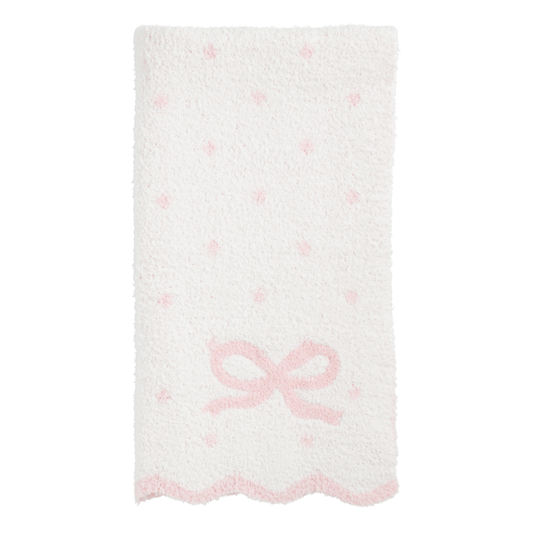 Chenille Bow Blanket