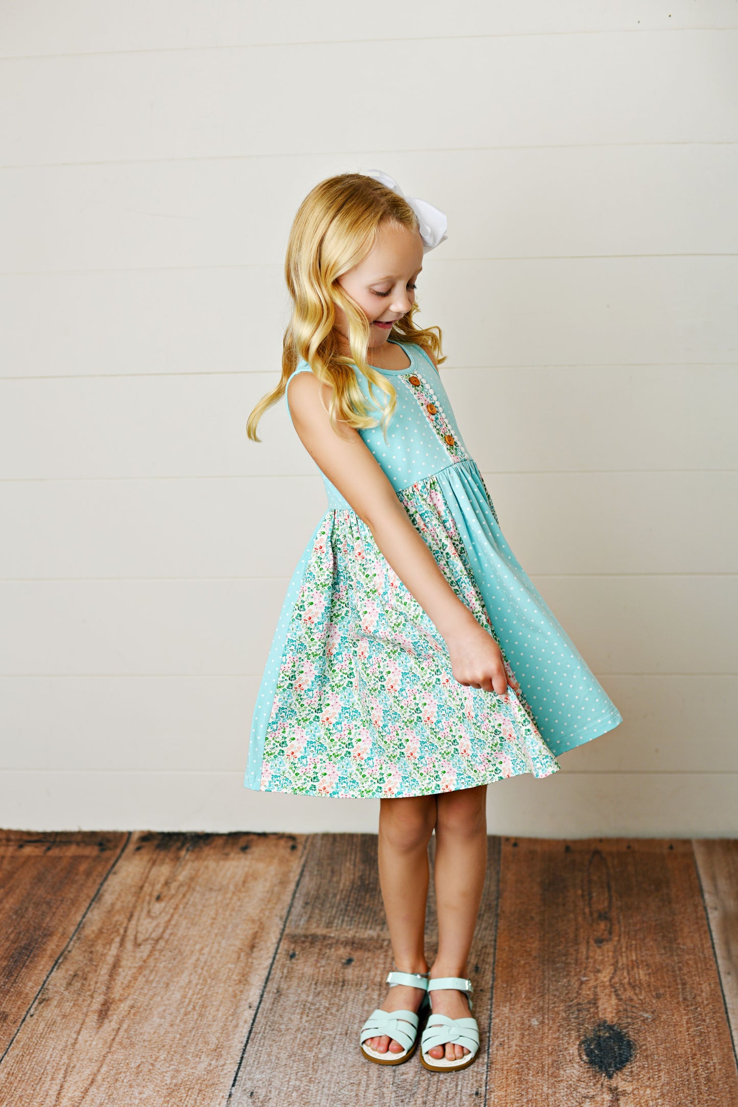 Aqua Bliss Tier Dress
