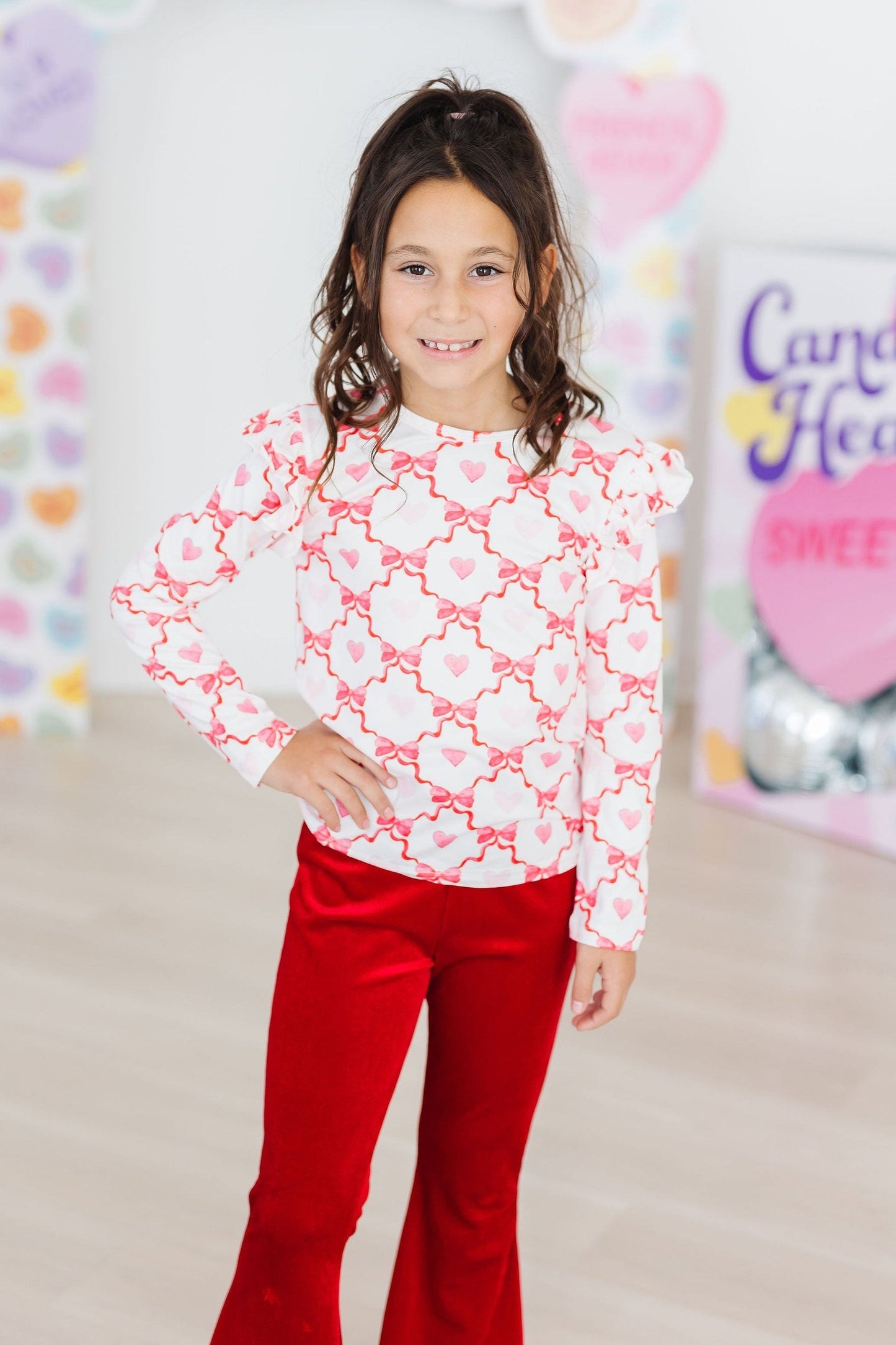 Lovebug LS Ruffle Tee