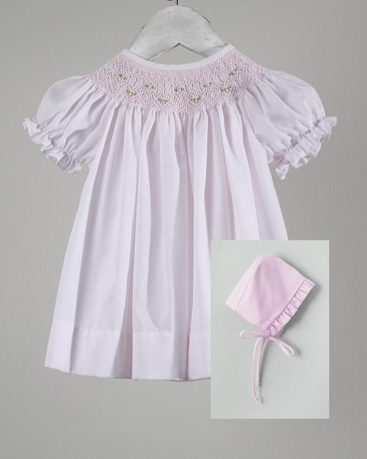 Light Pink Geometric Iris Dress