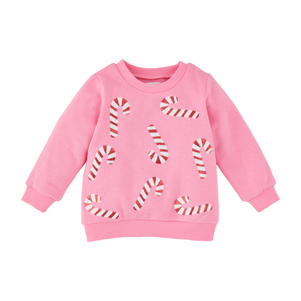 Candy Cane Sequin Sweatshirt