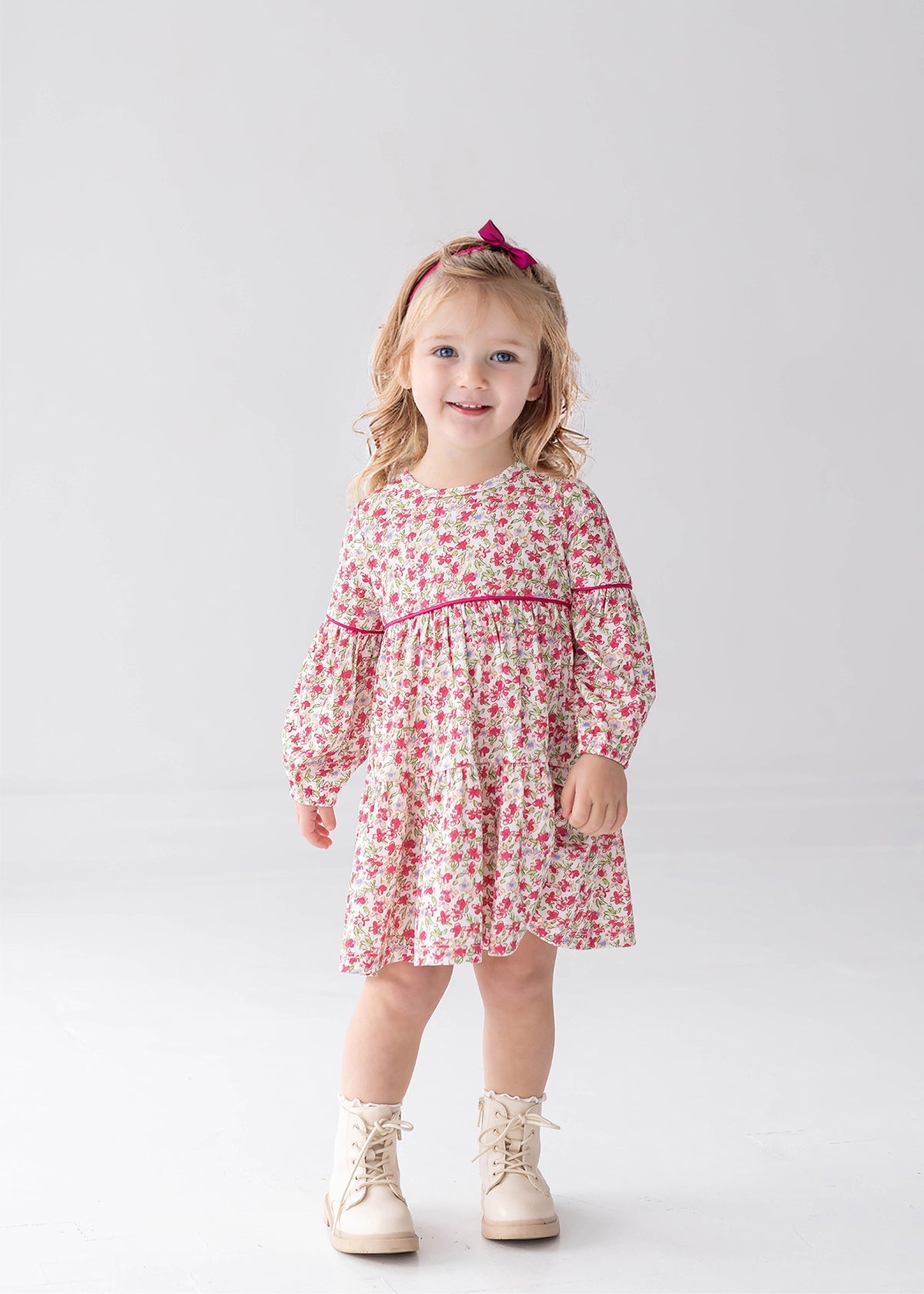 Caroline Floral Tiered Dress