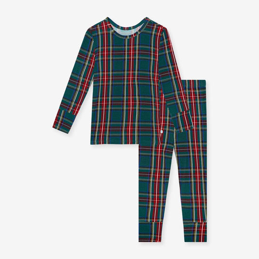 Tartan Plaid Long Sleeve Pajama