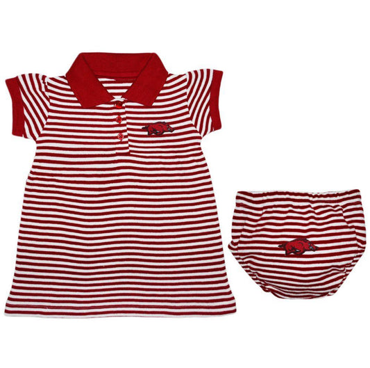 Razorback Stripe Dress & Bloomer