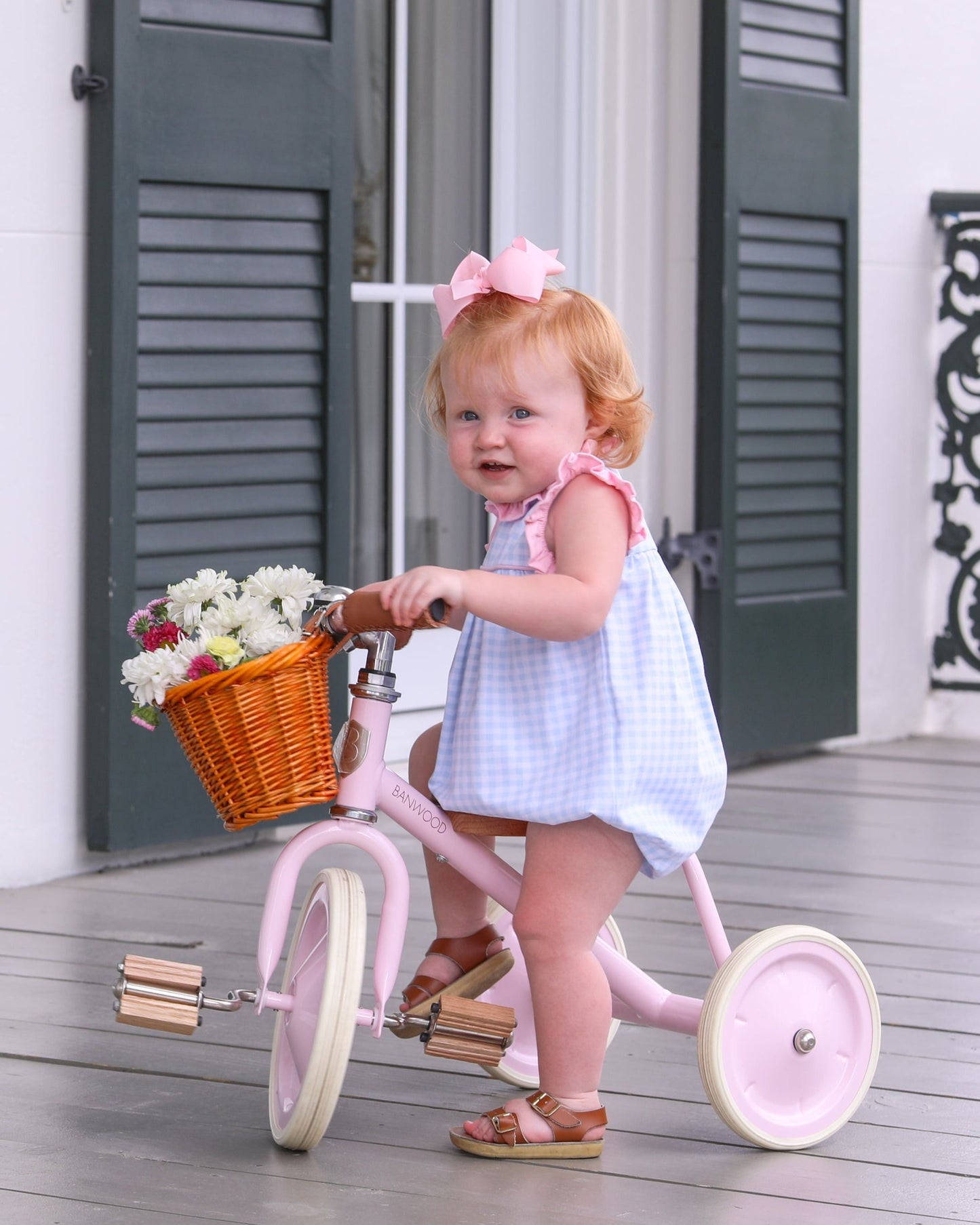 Merideth Bubble - Lt Blue/ Lt Pink Gingham