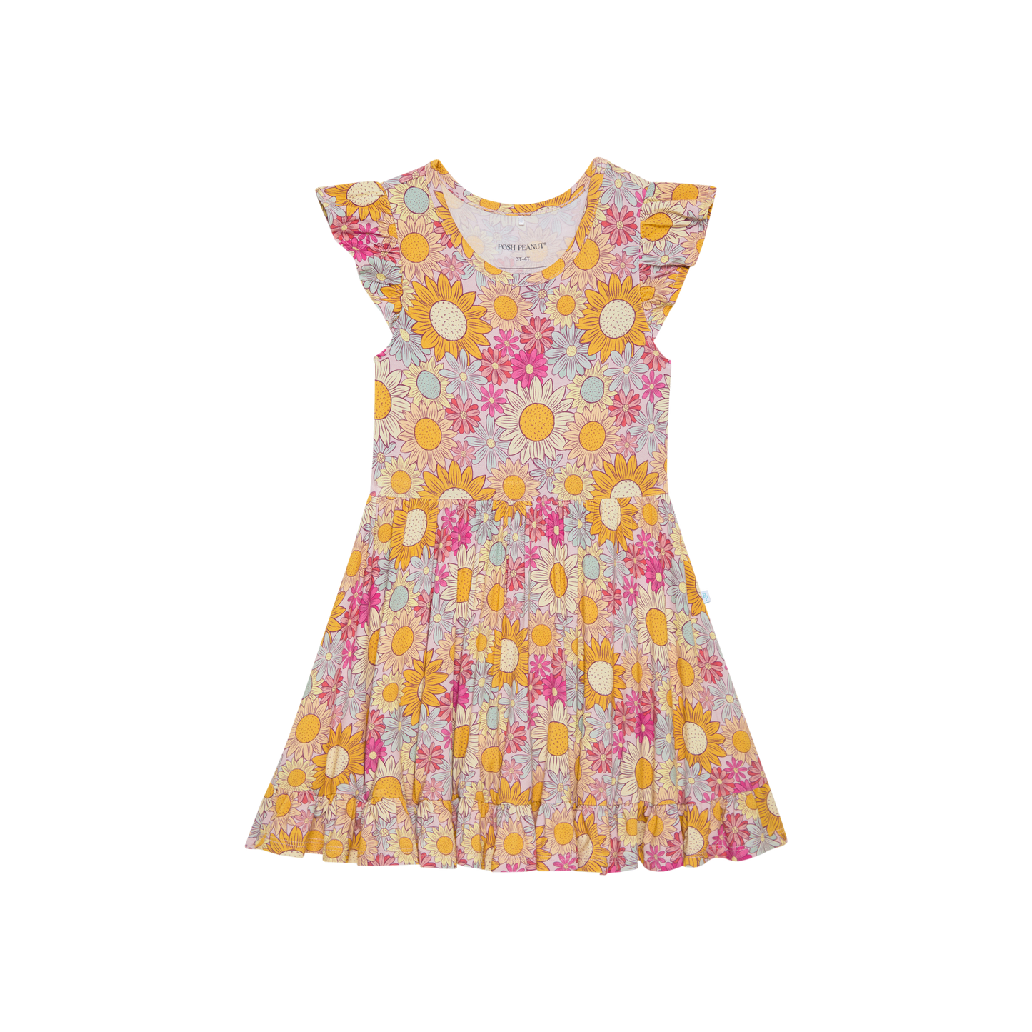Rosalinda Ruffled Twirl Dress