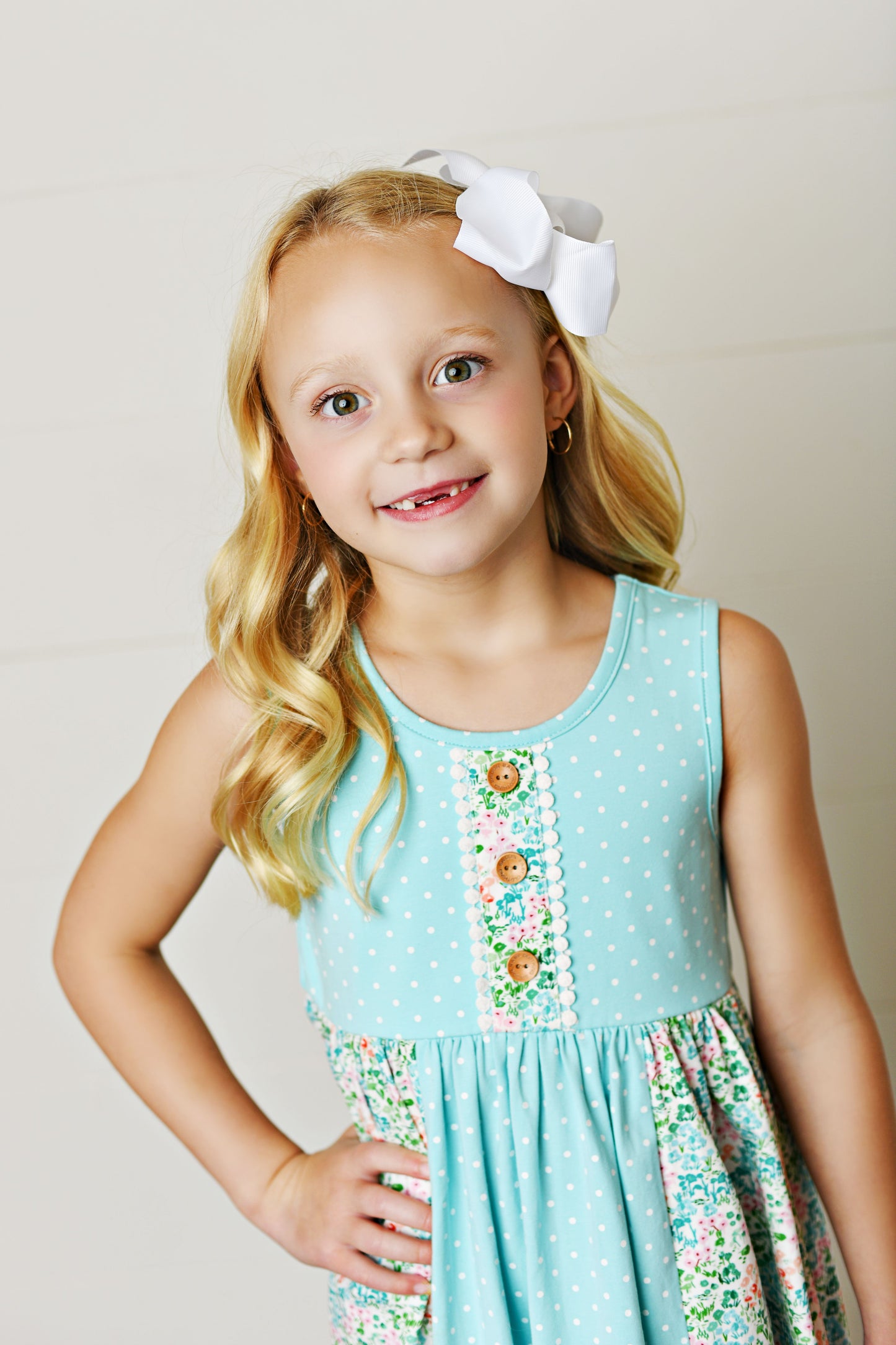 Aqua Bliss Tier Dress