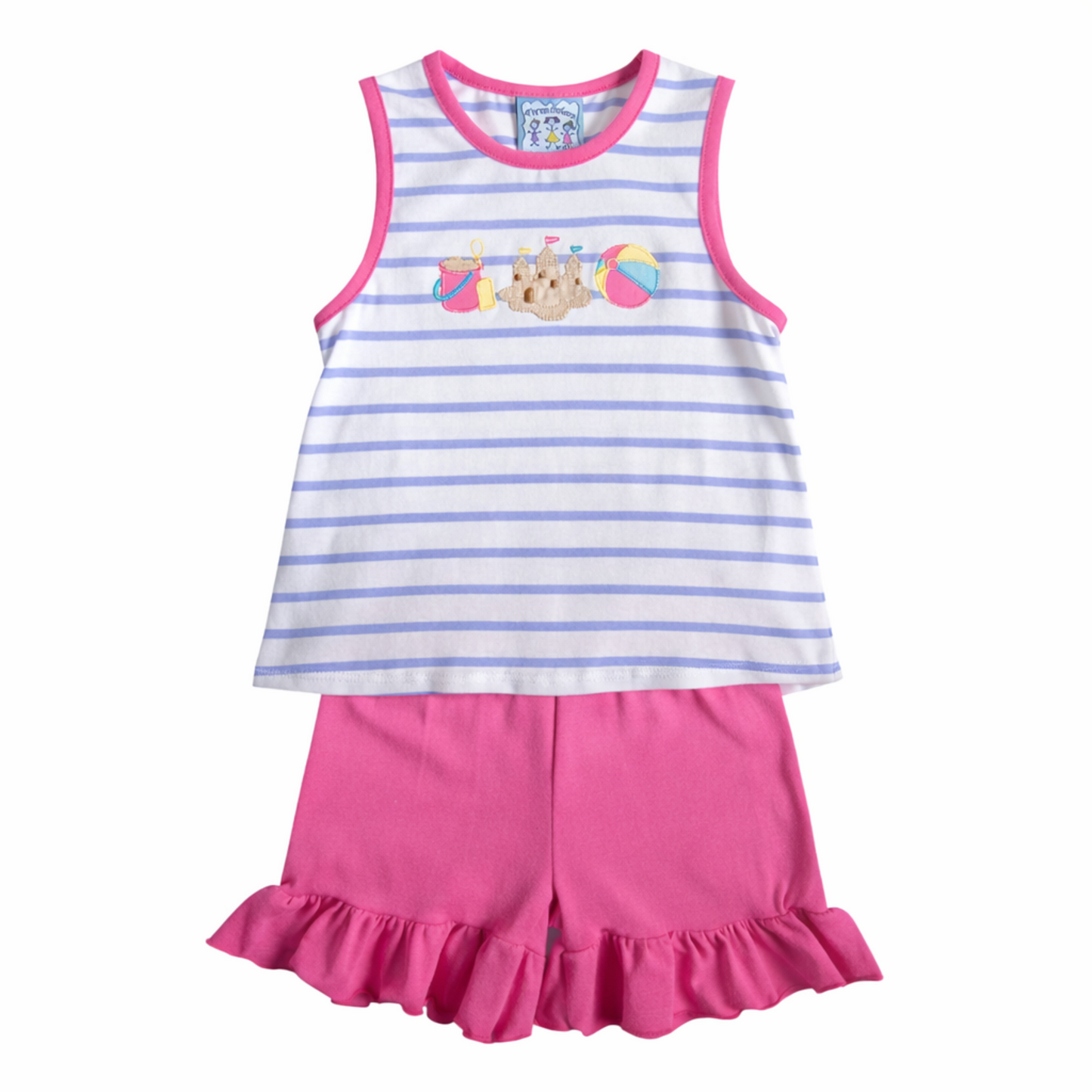 Beach Fun Girls Short Set