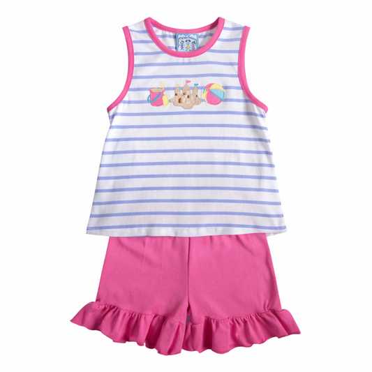 Beach Fun Girls Short Set