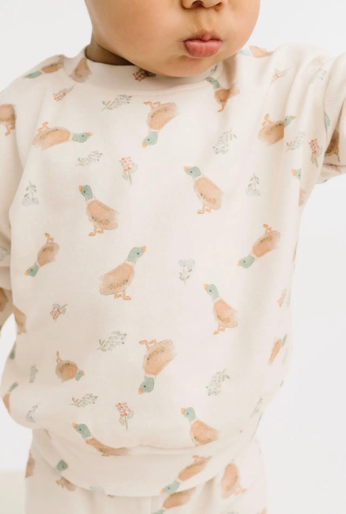 Little Mallard Duck Crewneck Set