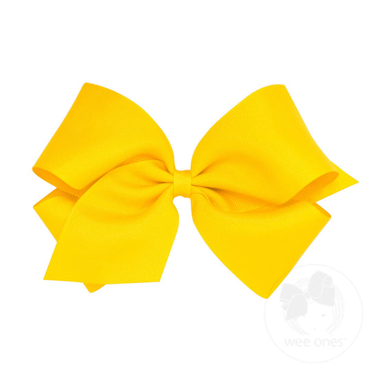 Yellow Grosgrain Bow
