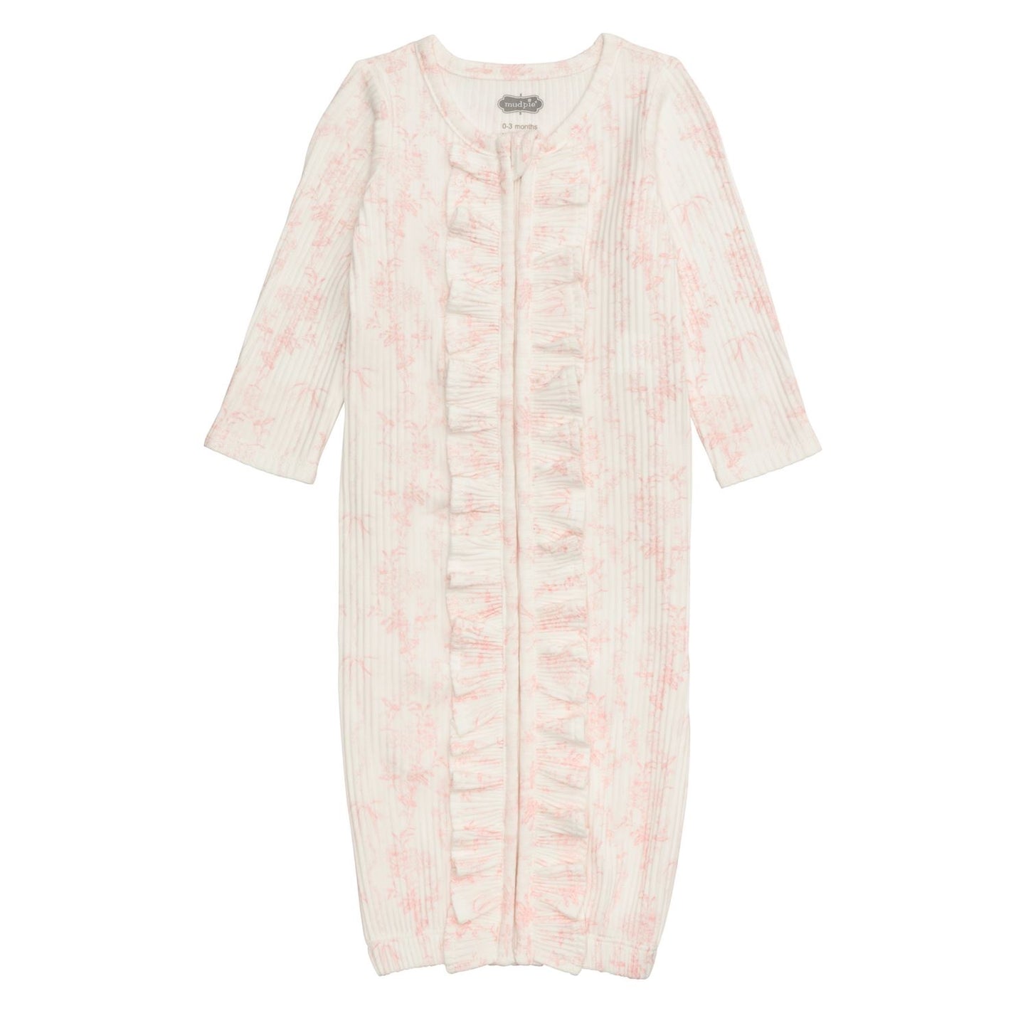 Floral & Bows Pink Gown