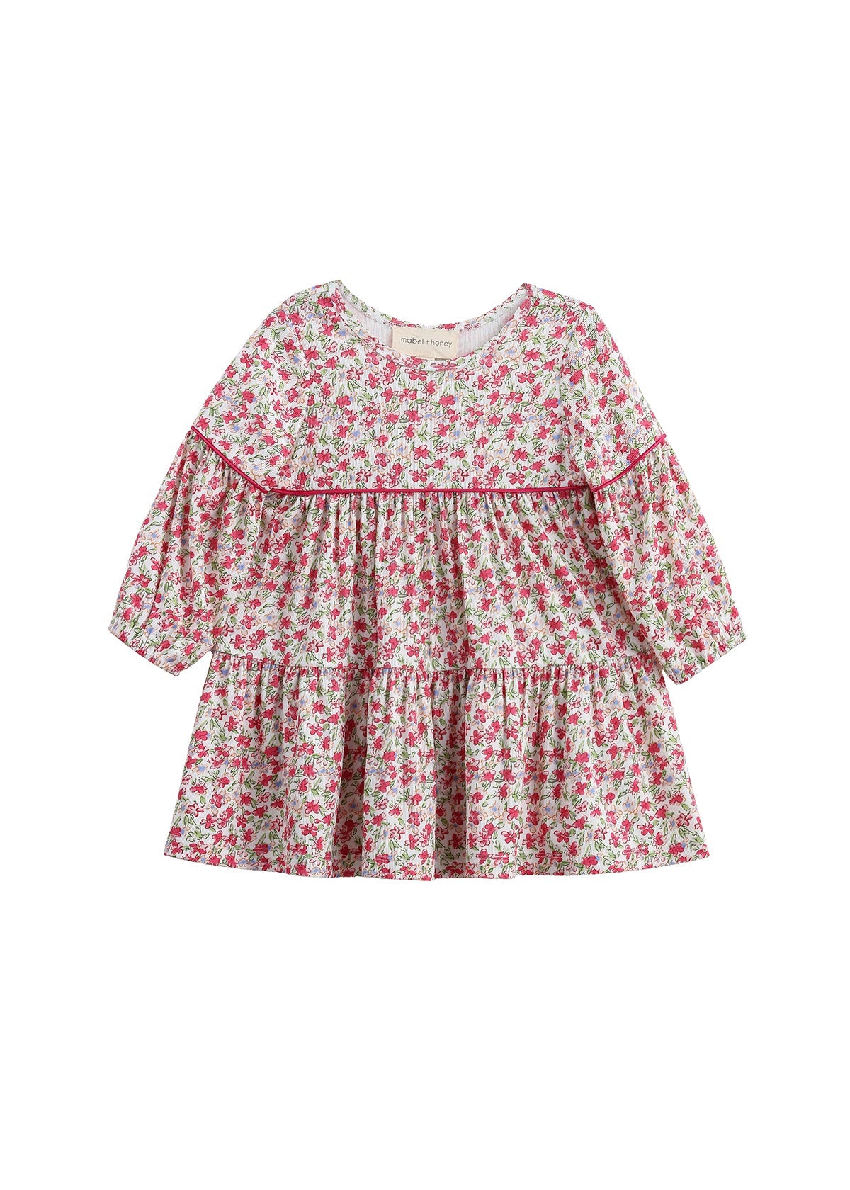 Caroline Floral Tiered Dress