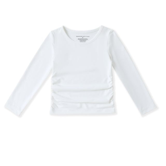 White Ruched Top