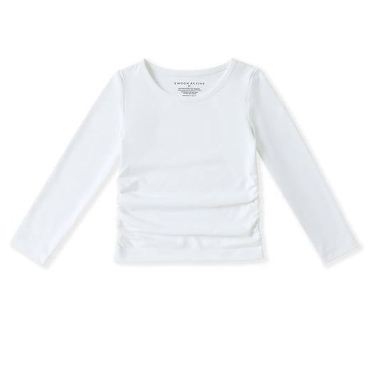 White Ruched Top