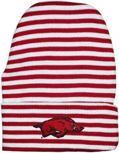 Razorback Striped Knit Cap