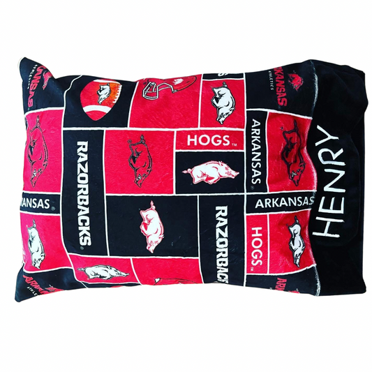 Go Hogs Go Minky Pillow