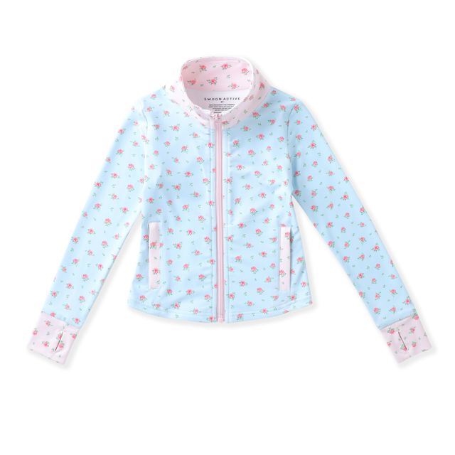 Fancy Floral Athletic Legging & Jacket SET