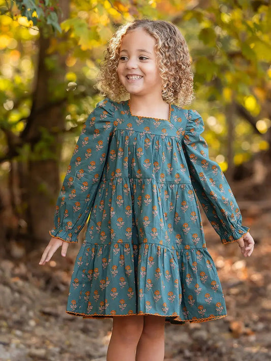 Green Ivy Autumn Dress