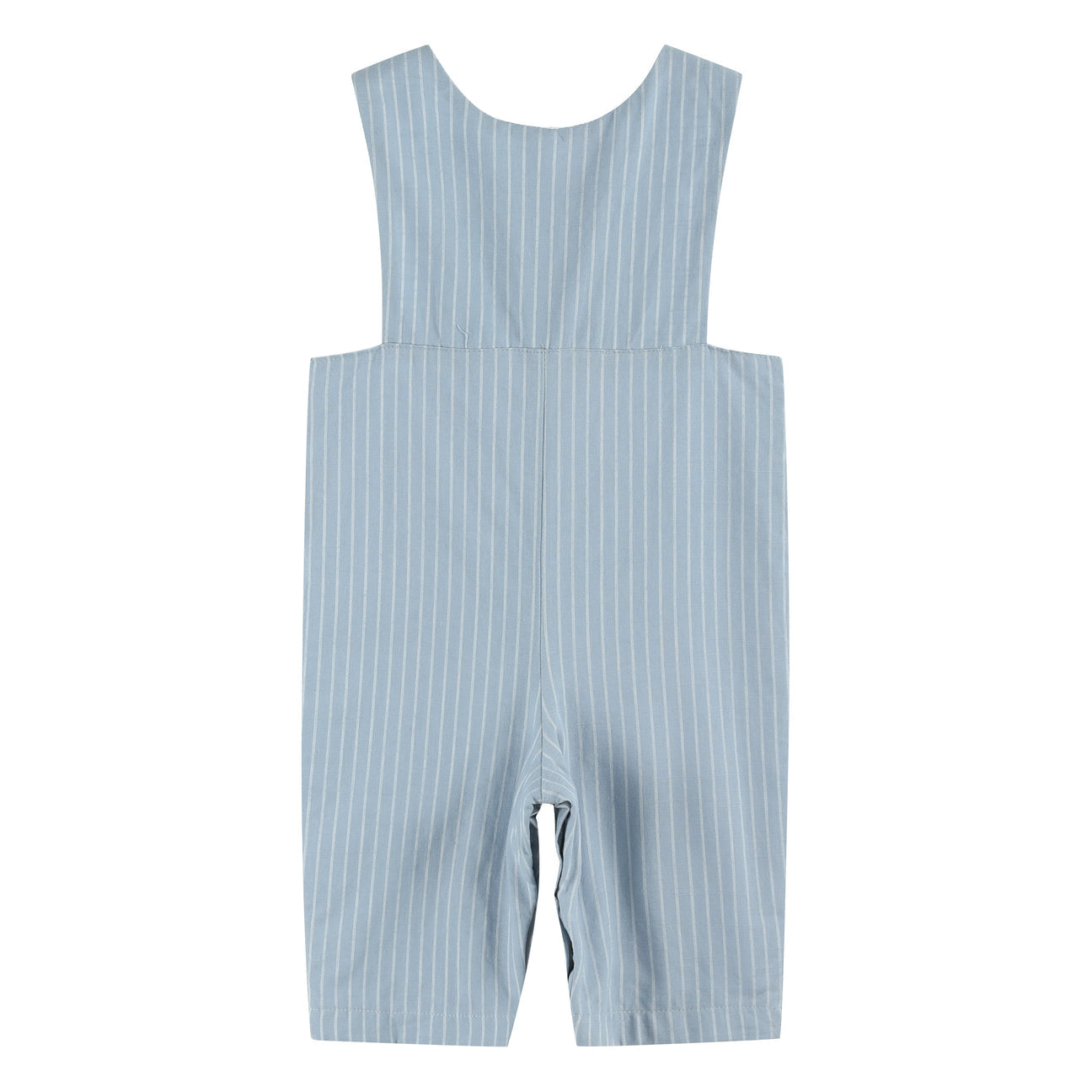 Blue Pinstripe Smocked JonJon