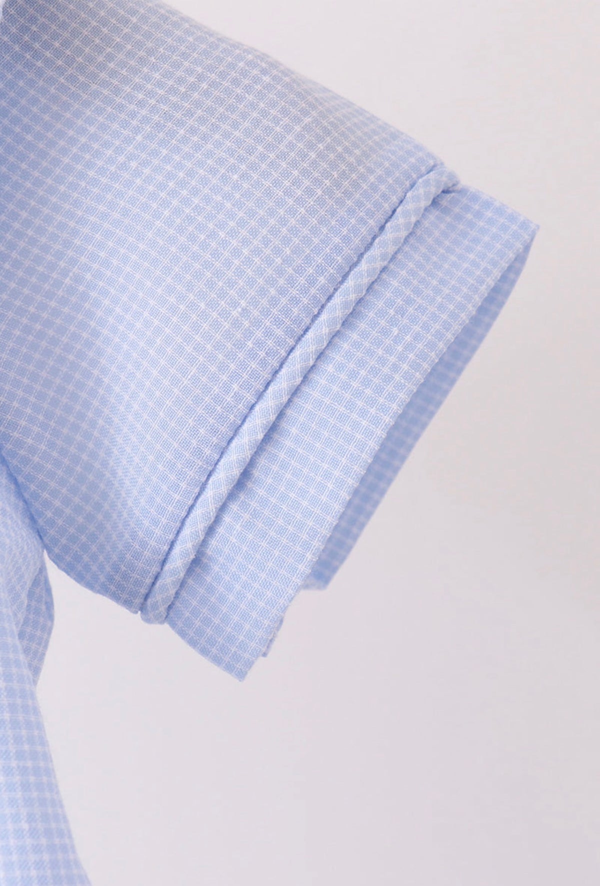 Blue Turkey Embroidered Plaid Bubble