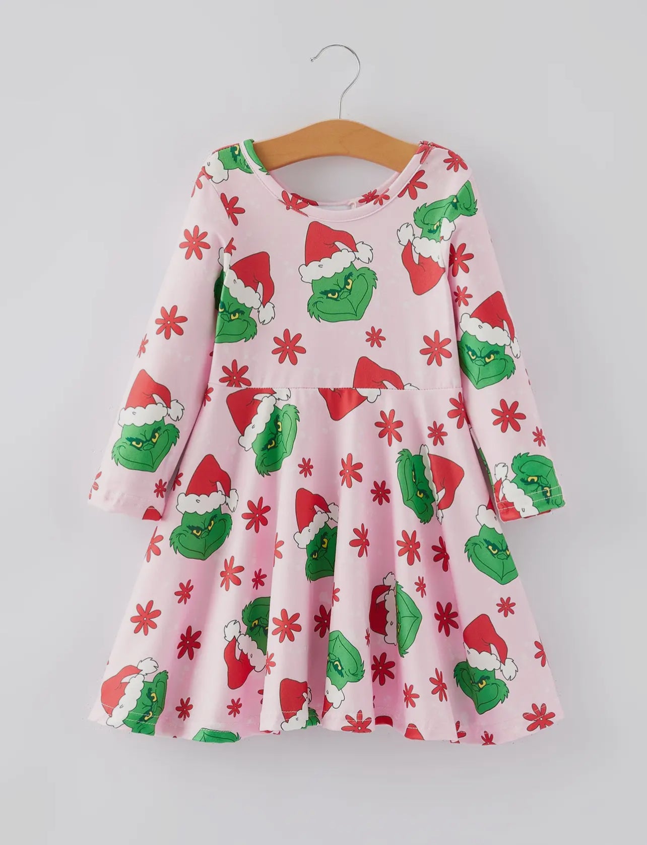 Grinch Christmas Twirl Dress