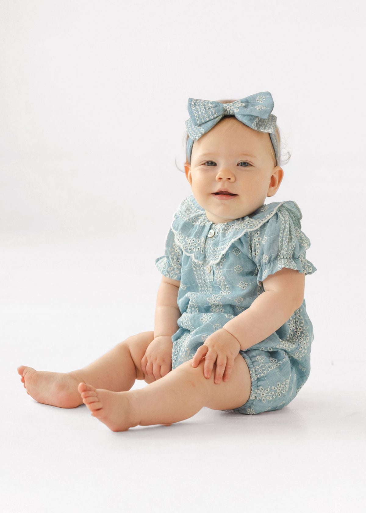 Sydney Delicate Blue Romper