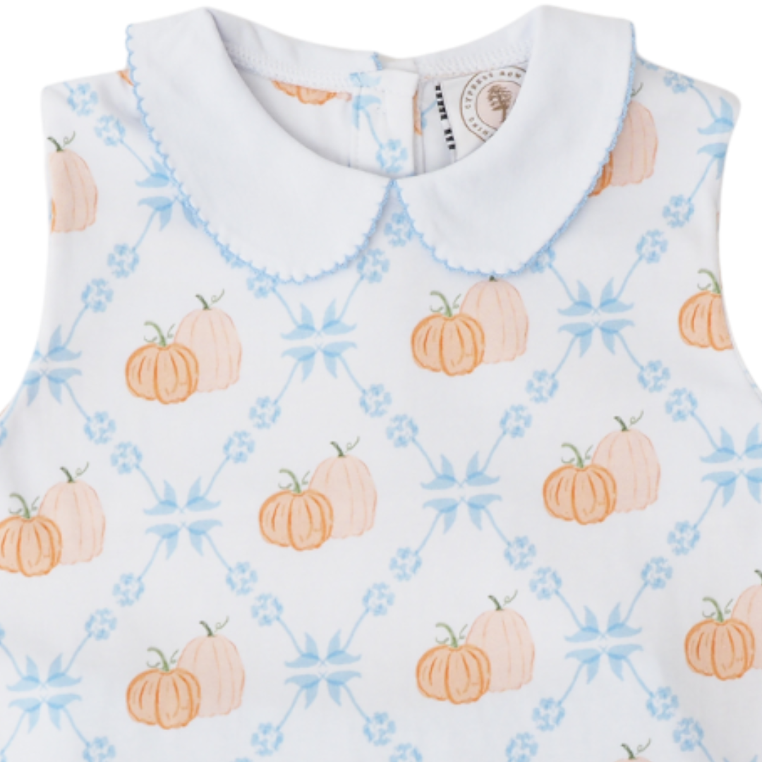 Charlotte Pumpkin Scalloped Bloomer Set