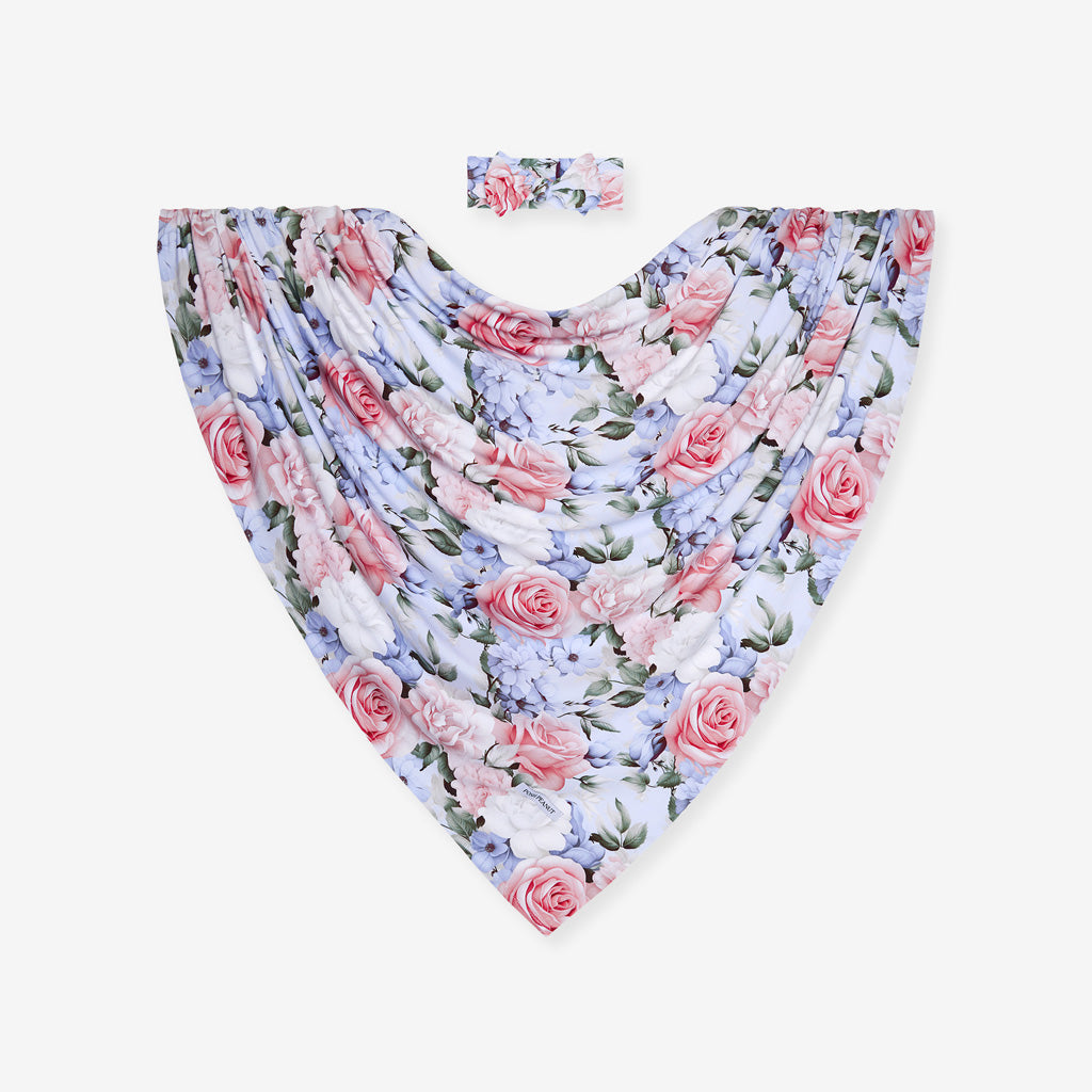 Marion Swaddle and Headband Set