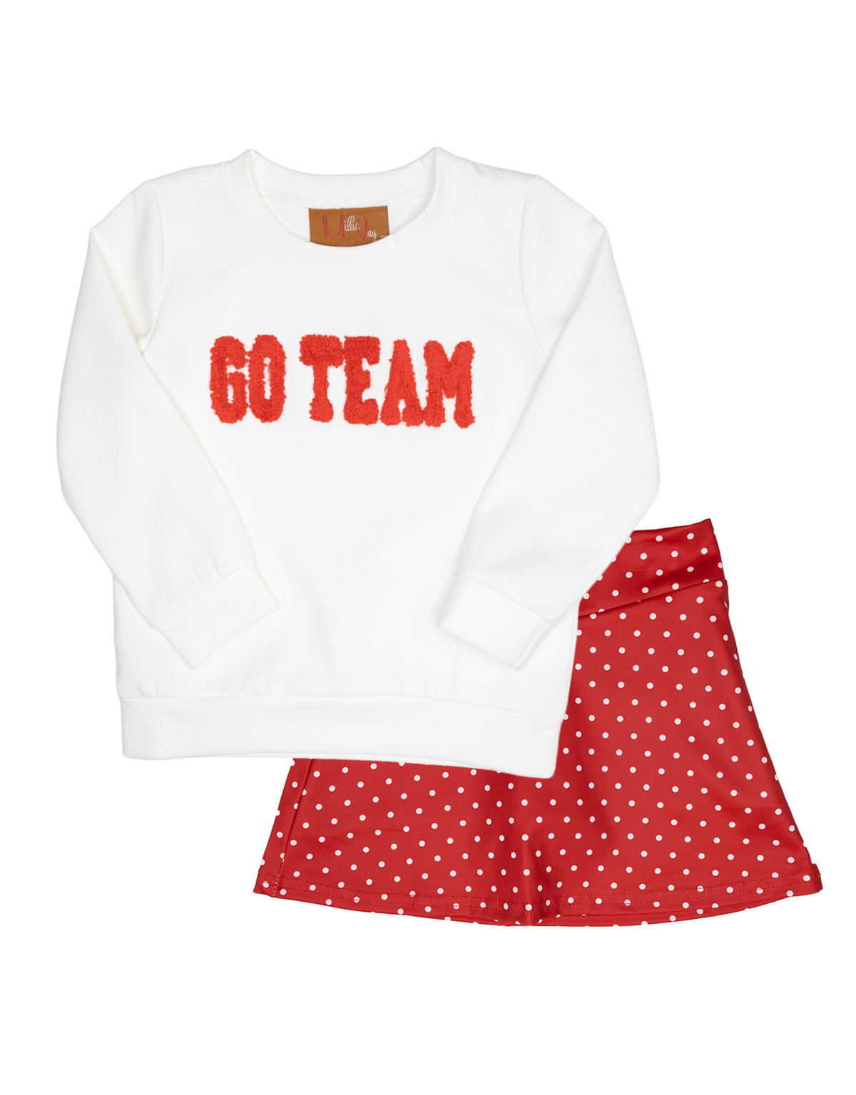Go Team Skort Set- Red
